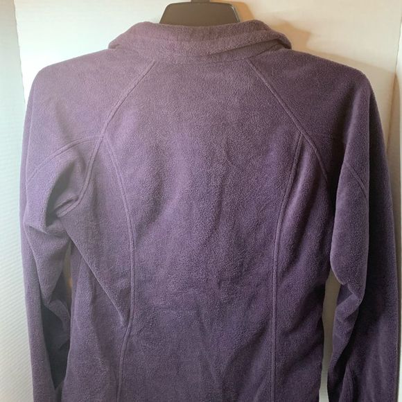 Columbia Women’s Zip up Jacket Eggplant Size Medium - Picture 2 of 5